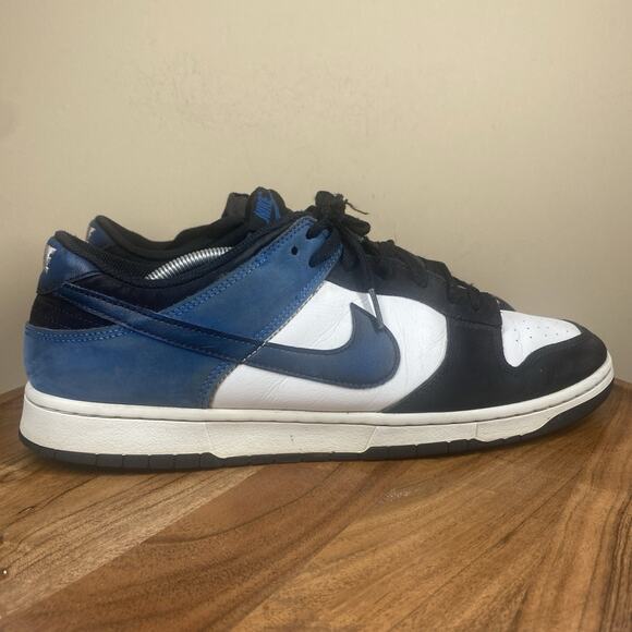 Nike Other - Nike Dunk Low Airbrush Industrial Blue Mens Blue Black Size 13 Shoes FD6923-100